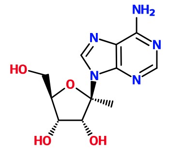 (image for) MC085443 1'-alfa-C-Methyladenosine